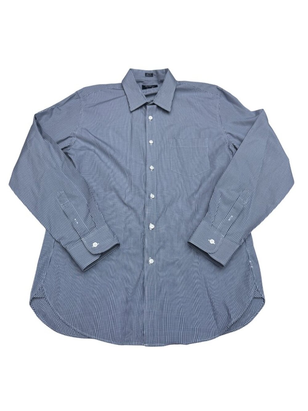 J.Crew Thompson Shirtings Wrinkle-Free Men's 80's 2-Ply Dress Shirt 16-16.5 Sz L